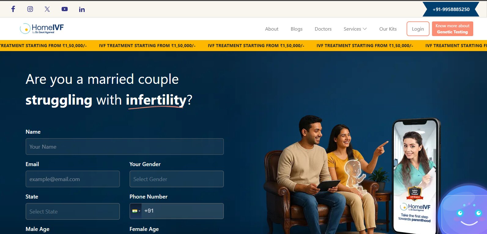 Home IVF feature