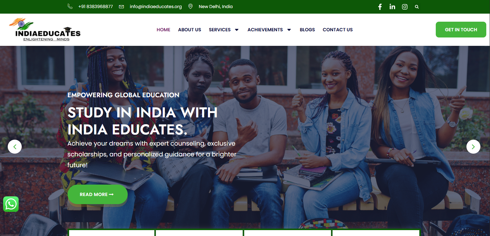 India Educates feature